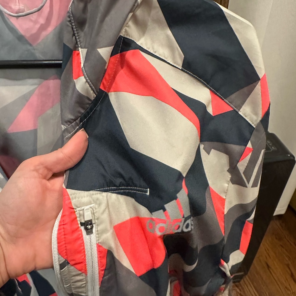 Adidas Tri-Color Geometric Jacket - Picture 2 of 5